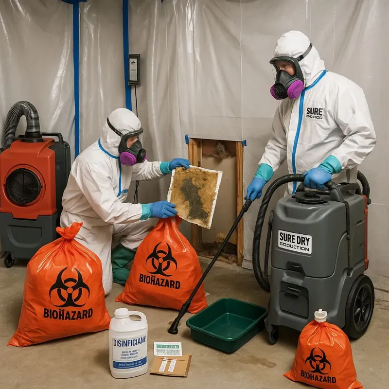 Contaminated Water Handling Protocols process in Woodcrest, CA