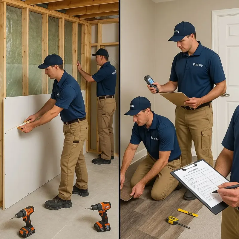 Repairs and Reconstruction process in Woodcrest, CA
