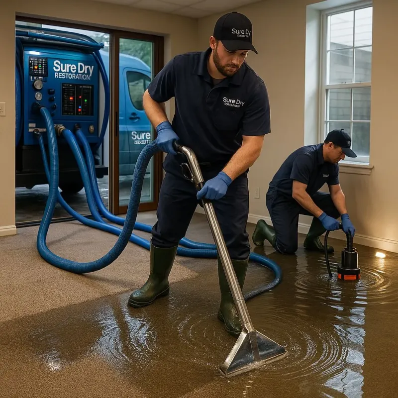 Water Extraction and Removal process in Woodcrest, CA